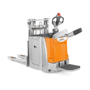 Xe nâng tay điện xếp 2 pallet/1 lượt